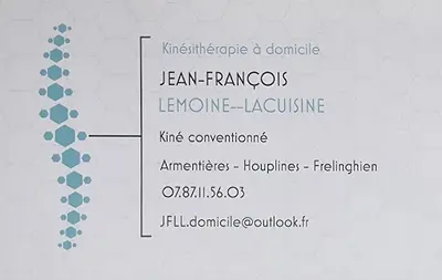Kiné À Domicile - Lemoine Jean-françois - Armentières et Alentours