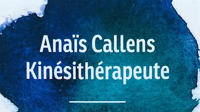 Kiné Mouscron - Anaïs Callens Kinésithérapeute