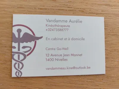 Aurélie Vandamme - Kinésithérapeute - Nivelles
