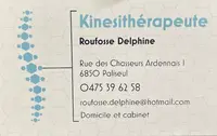Kinésithérapeute Roufosse Delphine - Paliseul