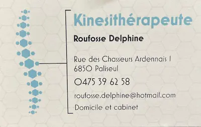 Kinésithérapeute Roufosse Delphine - Paliseul