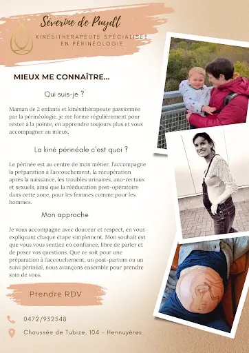 Séverine de Puydt Kinésithérapeute Périnéale